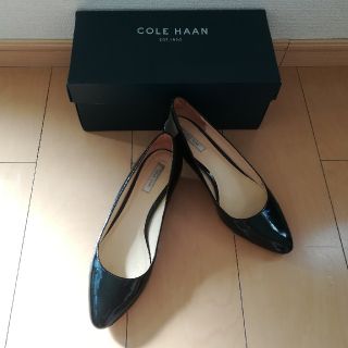 コールハーン(Cole Haan)のCOLE HAAN☆コールハーン☆黒エナメルパンプス(ハイヒール/パンプス)