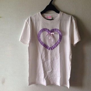 ナイルパーチ(NILE PERCH)のナイルパーチ♡フリルハート♡Tシャツ(Tシャツ(半袖/袖なし))