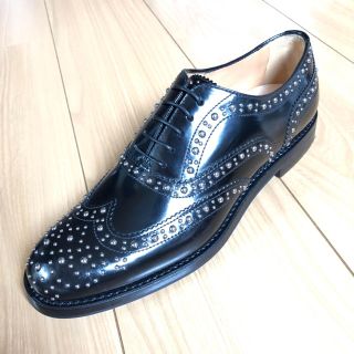 チャーチ(Church's)の【正規品】church’s チャーチ EU37.5 約24.5cm スタッズ(ローファー/革靴)