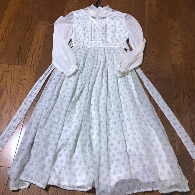 GUNNE SAX(ガニーサックス)のGUNNE SAX ガーゼワンピース レディースのワンピース(ロングワンピース/マキシワンピース)の商品写真