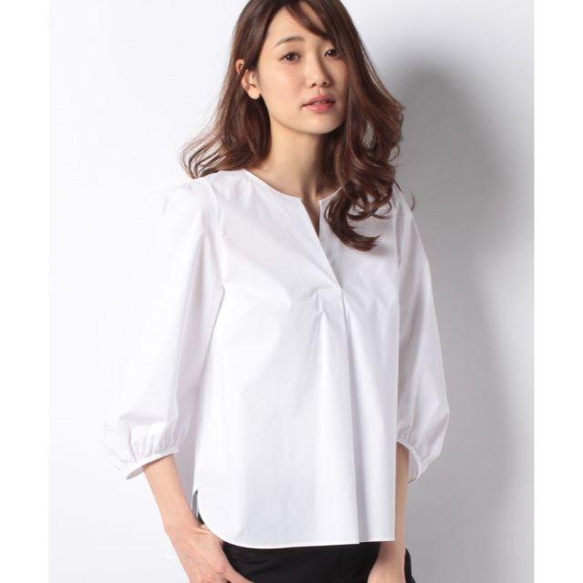 2万 ANAYI タイプライター パフスリーブ ブラウス アナイ