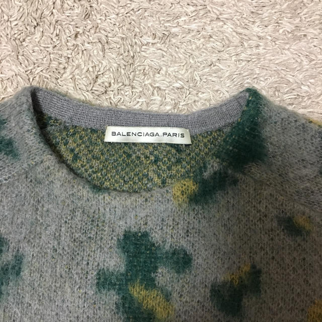 BALENCIAGA レオパードモヘアニット