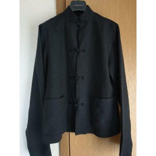 ブラックコムデギャルソン(BLACK COMME des GARCONS)のBLACK COMME des GARCONS ポリ 縮絨 チャイナジャケット(その他)