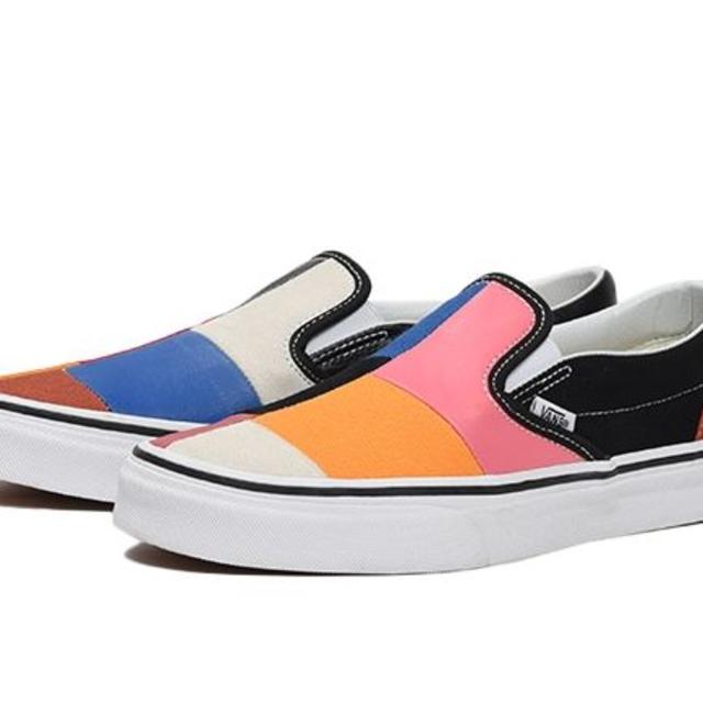 VANS(ヴァンズ)の27cm VANS Slip-On バンズ スリッポン パッチワーク メンズの靴/シューズ(スリッポン/モカシン)の商品写真