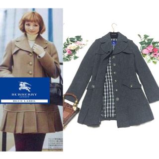 バーバリーブルーレーベル(BURBERRY BLUE LABEL)の最終値下げ❗️バーバリーブルーレーベル♡ひなの着用♡(ロングコート)