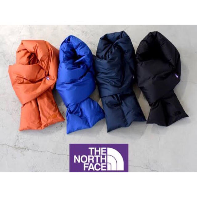 THE NORTH FACE ノースフェイス ダウンマフラー ブラック 黒 - マフラー