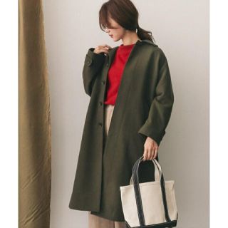 アーバンリサーチドアーズ(URBAN RESEARCH DOORS)の【お問合せ中】ウールバルマカンコート  KHAKI(ロングコート)