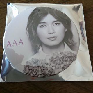 トリプルエー(AAA)の宇野実彩子 缶バッジ AAA 紫 缶バッチ(アイドルグッズ)