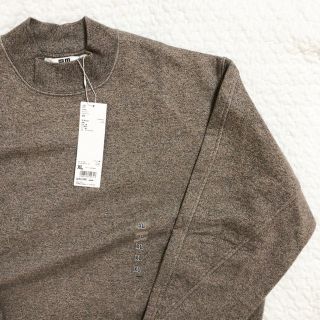 ユニクロ(UNIQLO)のUNIQLO スウェットプルオーバー 試着のみ XL ブラウン(トレーナー/スウェット)