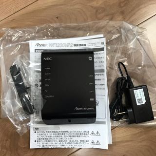 エヌイーシー(NEC)のwifeルーター NEC Aterm WF1200HP(PC周辺機器)