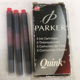 パーカー(Parker)のPARKER パーカー 万年筆 専用 カートリッジ インク 赤 レッド オールド(ペン/マーカー)