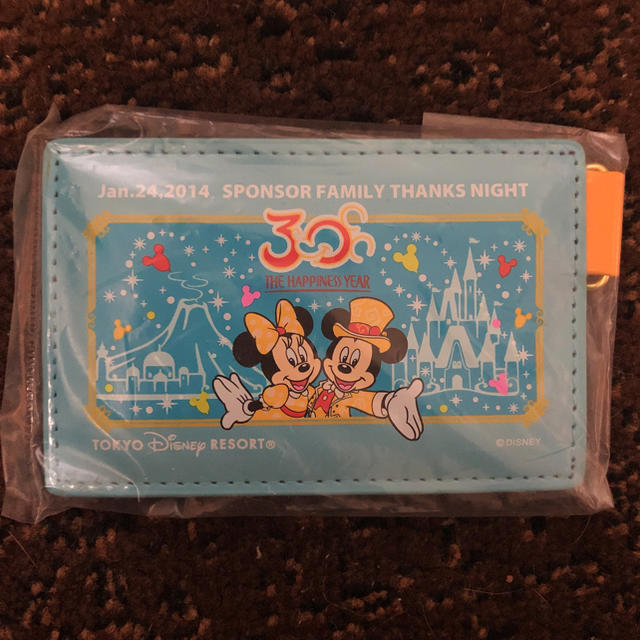 Disney(ディズニー)の【限定品】Disney30周年 パスケース エンタメ/ホビーのおもちゃ/ぬいぐるみ(キャラクターグッズ)の商品写真