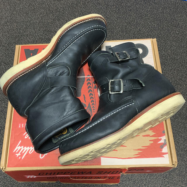 CHIPPEWA(チペワ)のCHIPPEWA ショートブーツ 黒 26.5センチ  メンズの靴/シューズ(ブーツ)の商品写真