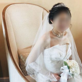 ネックレス ピアス 結婚式 シルバー ウェディング(ネックレス)