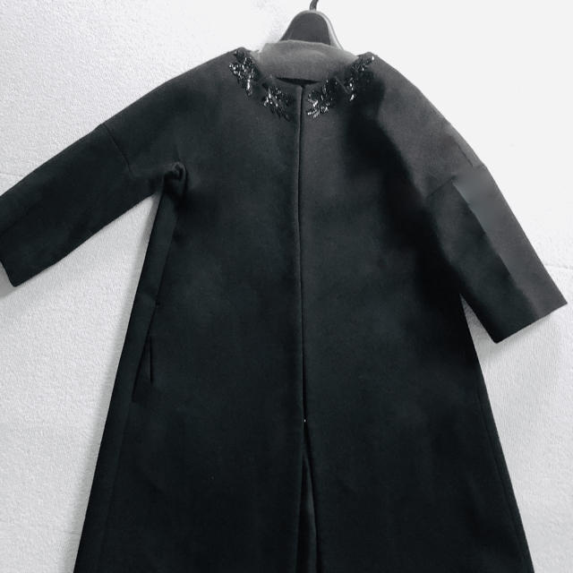 DEUXIEME CLASSE(ドゥーズィエムクラス)のDeuxieme Classe ノーカラー コート  レディースのジャケット/アウター(ロングコート)の商品写真