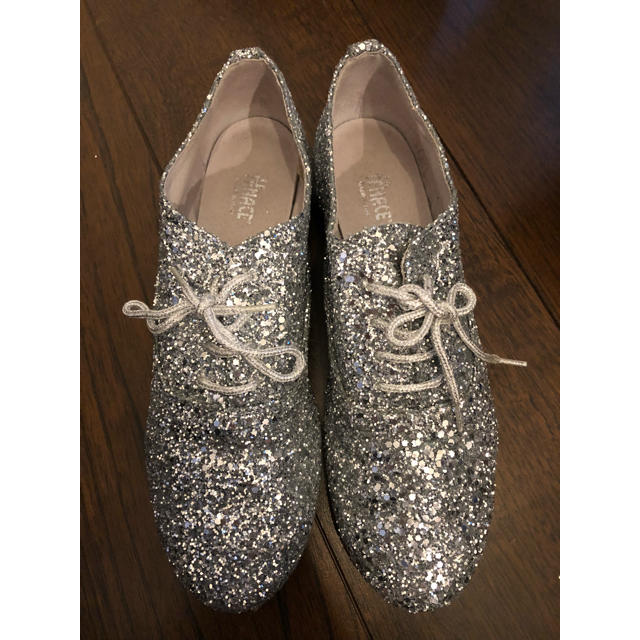 repetto(レペット)の美品 repetto TEMACE キラキラレースアップシューズ レディースの靴/シューズ(ローファー/革靴)の商品写真