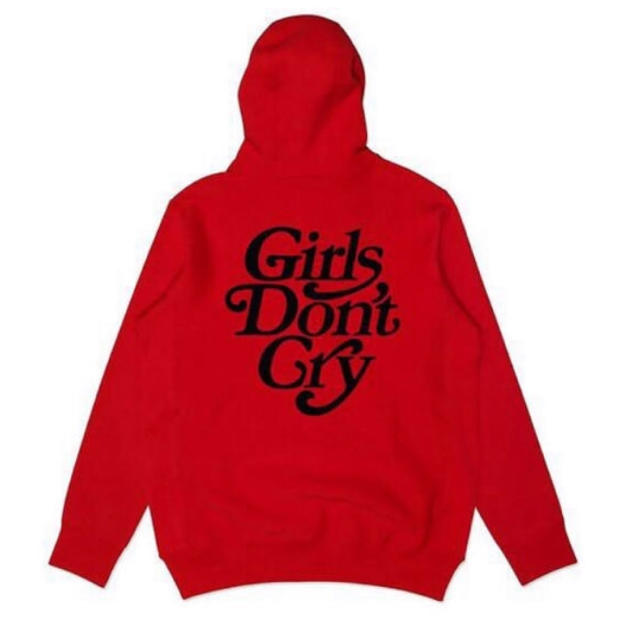 Girls don't cry パーカー  XL 赤 レッド 新品 GDC