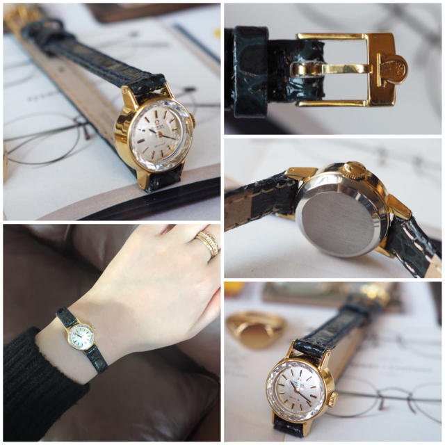 OMEGA(オメガ)の超極美品❤︎OMEGA オメガ 金カットガラス❤︎ロレックス トゥモローランド レディースのファッション小物(腕時計)の商品写真