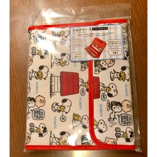 スヌーピー(SNOOPY)の【新品】スヌーピー ジャバラ マルチケース(母子手帳ケース)