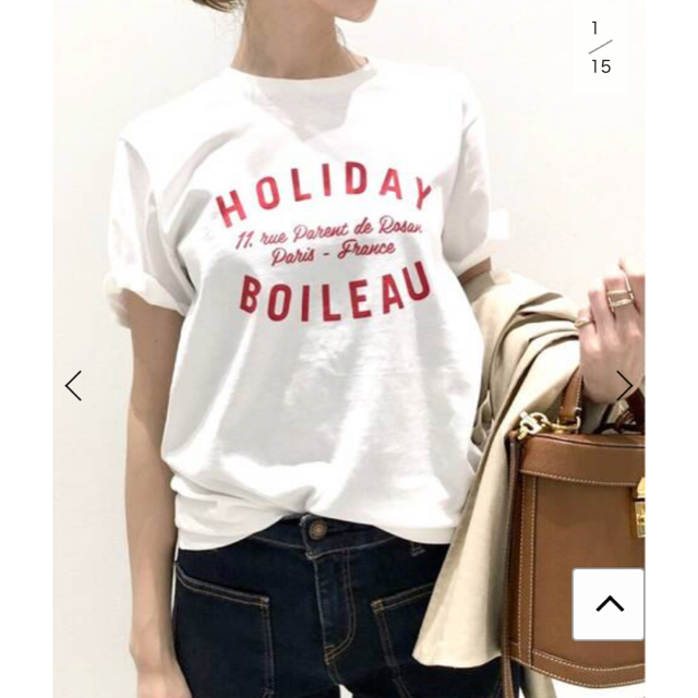 L'Appartement DEUXIEME CLASSE(アパルトモンドゥーズィエムクラス)の【新品未使用タグ付】L'Appartement  HOLIDAY T-SHIRT メンズのトップス(Tシャツ/カットソー(半袖/袖なし))の商品写真