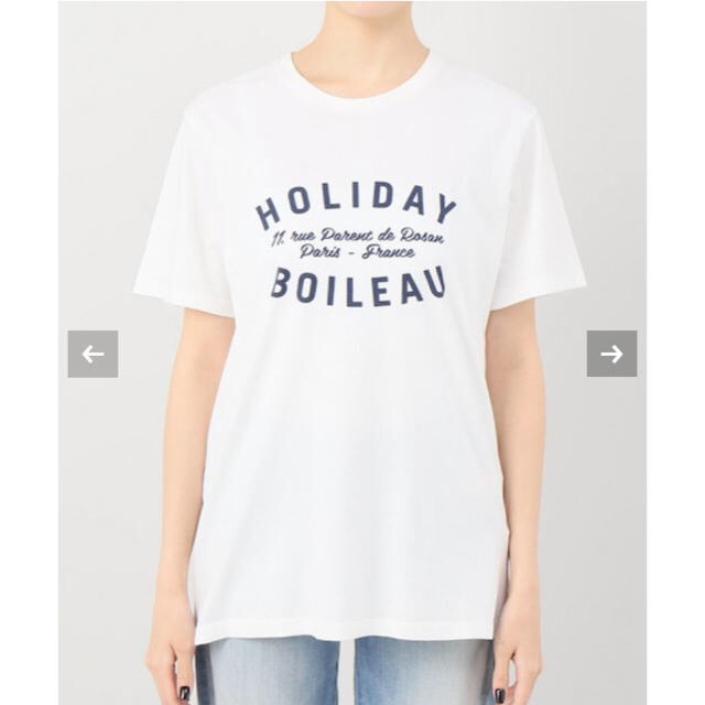 L'Appartement DEUXIEME CLASSE(アパルトモンドゥーズィエムクラス)の【新品未使用タグ付】L'Appartement  HOLIDAY T-SHIRT メンズのトップス(Tシャツ/カットソー(半袖/袖なし))の商品写真