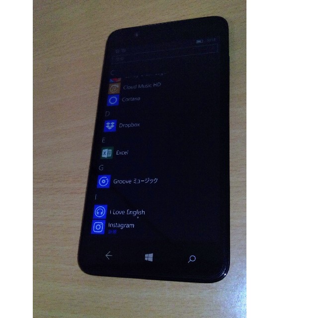 Windows phone  Diginnos Mobile DG-W10M スマホ/家電/カメラのスマートフォン/携帯電話(スマートフォン本体)の商品写真