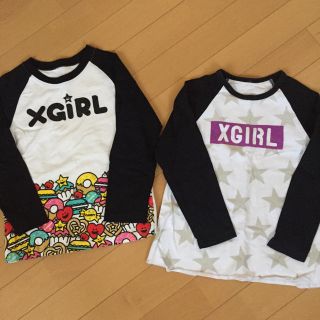 エックスガールステージス(X-girl Stages)のXGS 120 ロンT 2枚セット(Tシャツ/カットソー)