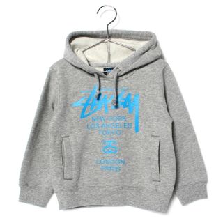 ステューシー(STUSSY)のSTUSSY KIDS World Tour Hoodie 130 L パーカー(Tシャツ/カットソー)