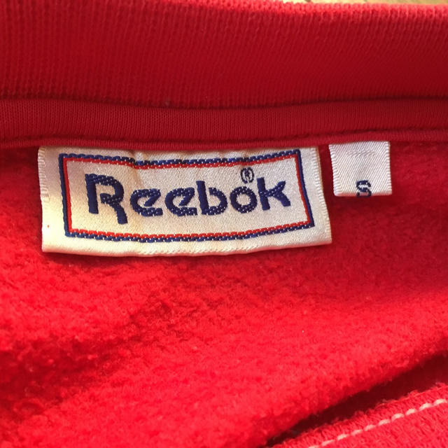 Reebok(リーボック)のレア！90s Reebok リーボック スウェット トレーナー 赤色 S メンズのトップス(スウェット)の商品写真