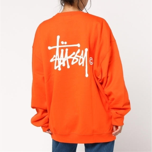 STUSSY(ステューシー)のSTUSSY WOMEN Big Basic Logo Crew S レディースのトップス(トレーナー/スウェット)の商品写真