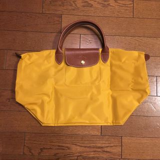 ロンシャン(LONGCHAMP)のロンシャン  プリアージュ  M  新品  イエロー(トートバッグ)