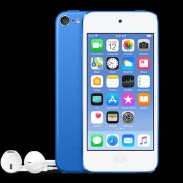 Apple(アップル)の新品未開封 ipod touch 32gb ブルー おまけ付き スマホ/家電/カメラのオーディオ機器(ポータブルプレーヤー)の商品写真