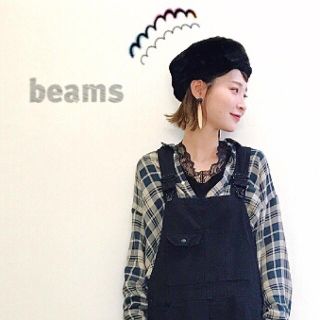 ビームス(BEAMS)のbeams フェイクファーハット✳︎未使用タグ付き(ハット)