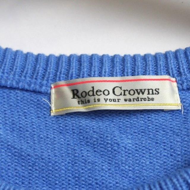 RODEO CROWNS(ロデオクラウンズ)のぷーこさま専用　Rodeo Crowns　ロゴ入りニットワンピース　 レディースのトップス(ニット/セーター)の商品写真