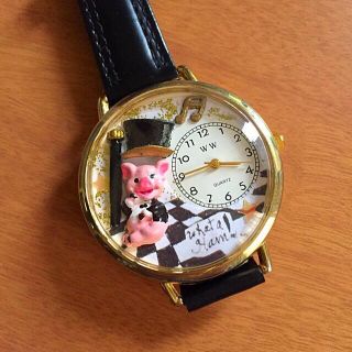 パラビオン(Par Avion)のFUN WATCH♡ブラック(腕時計)