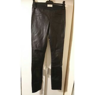 HELMUT LANG ヘルムートラング レザーストレッチスキニーパンツ | www