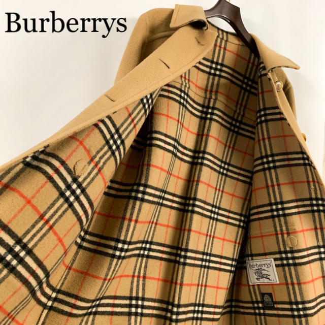 BURBERRY(バーバリー)のBurberrys バーバリー ウールコート ノバチェック 80s 90s 美品 レディースのジャケット/アウター(ロングコート)の商品写真