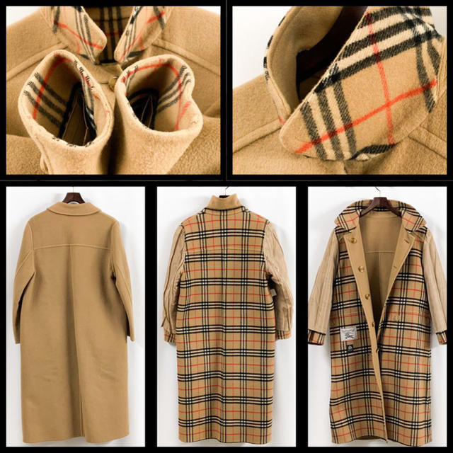 BURBERRY(バーバリー)のBurberrys バーバリー ウールコート ノバチェック 80s 90s 美品 レディースのジャケット/アウター(ロングコート)の商品写真