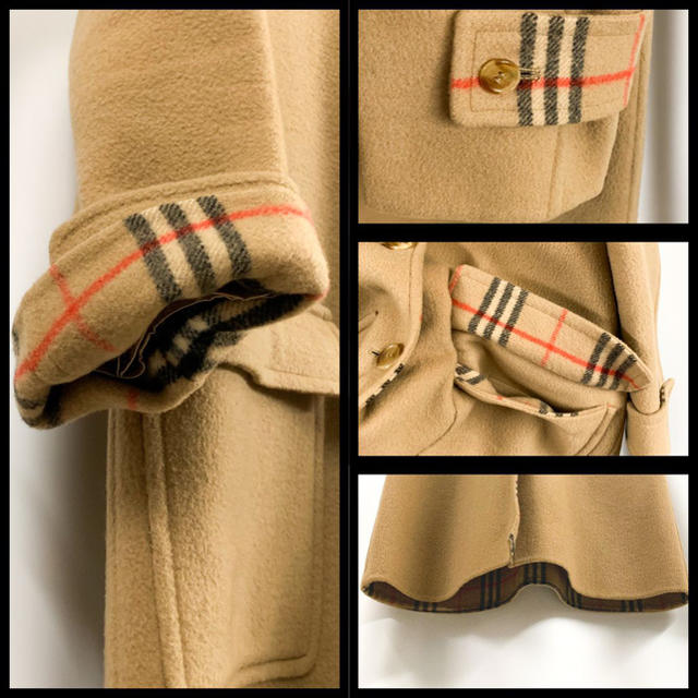 BURBERRY(バーバリー)のBurberrys バーバリー ウールコート ノバチェック 80s 90s 美品 レディースのジャケット/アウター(ロングコート)の商品写真