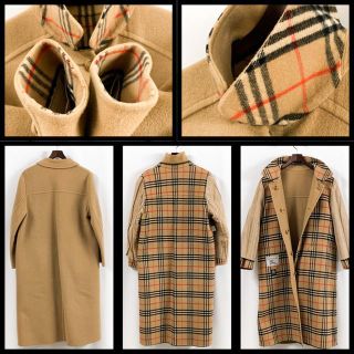 BURBERRY - Burberrys バーバリー ウールコート ノバチェック 80s 90s