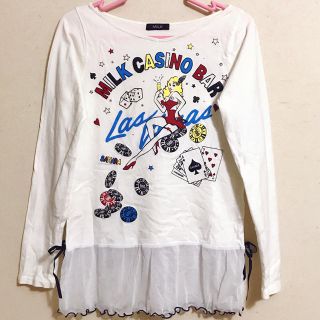 ミルク(MILK)のMILK♡CASINO TOPS♡(カットソー(長袖/七分))