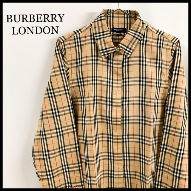 BURBERRY - BURBERRY LONDON バーバリーロンドン ノバチェックシャツ 美品の通販 by POJ SHOP｜バーバリーならラクマ