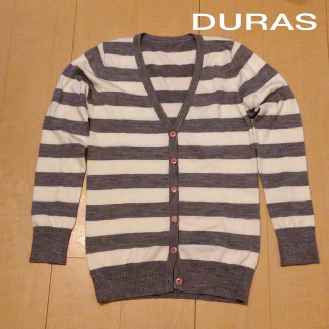 DURAS(デュラス)のDURAS♡ボーダーカーデ レディースのトップス(カーディガン)の商品写真