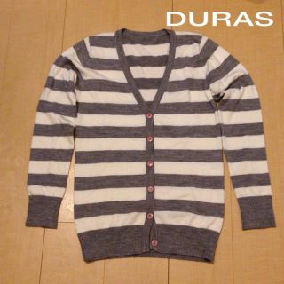 デュラス(DURAS)のDURAS♡ボーダーカーデ(カーディガン)