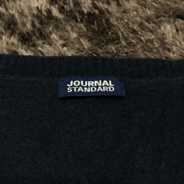 JOURNAL STANDARD(ジャーナルスタンダード)のJOURNAL STANDARD 薄手ネイビーカーディガン レディースのトップス(カーディガン)の商品写真