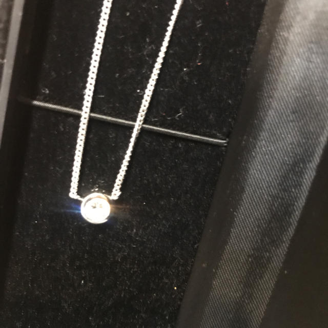 ダイヤモンドネックレス 一粒 0.50ct レディースのアクセサリー(ネックレス)の商品写真