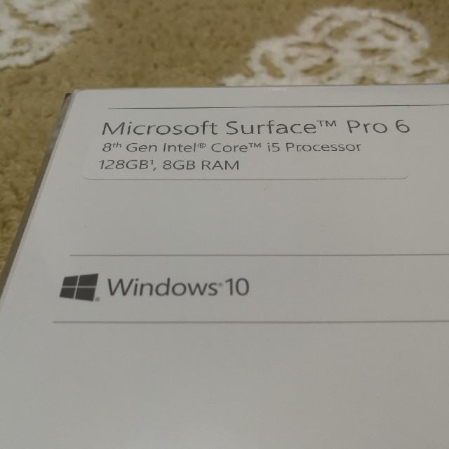 Microsoft(マイクロソフト)のsurface pro6 LGP-00014 スマホ/家電/カメラのPC/タブレット(タブレット)の商品写真