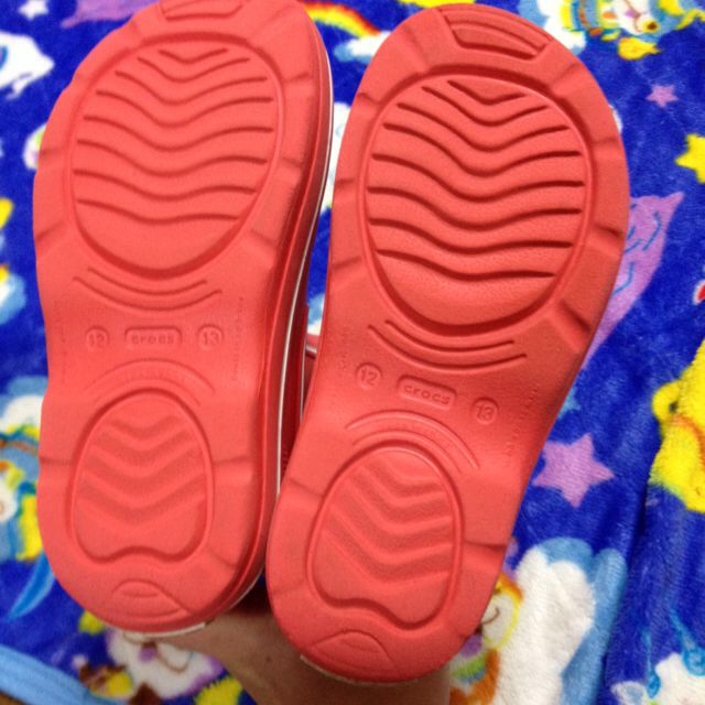 crocs(クロックス)のcrocs キッズ長靴 18.5cm 赤 キッズ/ベビー/マタニティのキッズ靴/シューズ(15cm~)(その他)の商品写真
