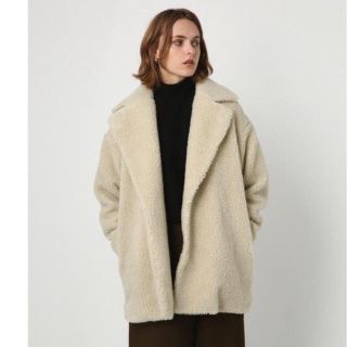 ザラ(ZARA)のRIMARK ボアコート 美品(毛皮/ファーコート)