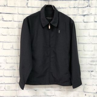 サンローラン(Saint Laurent)の90s イヴ・サンローラン ブルゾン ジャケット ワンポイントロゴ AB-11(ブルゾン)